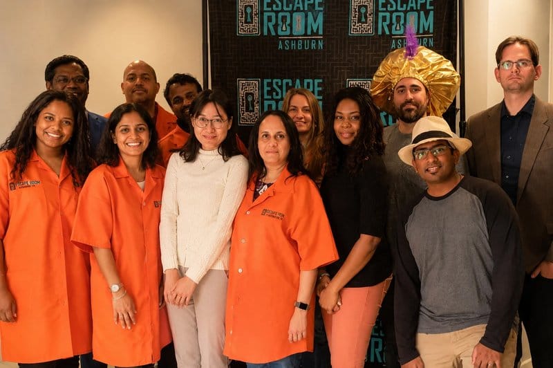 Escape room outing in Ashburn