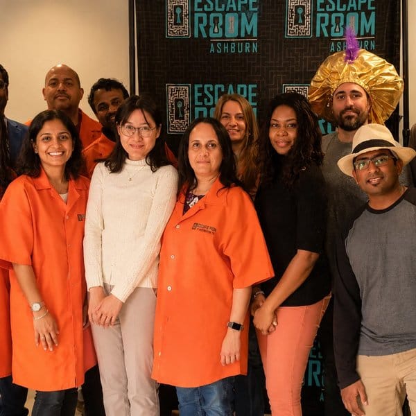 Team outing at an escape room