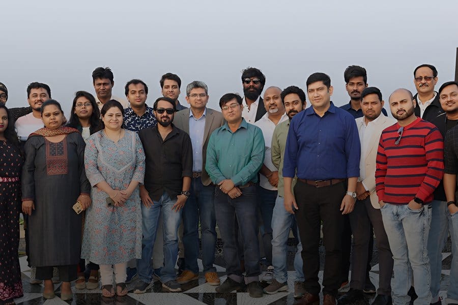 The team together