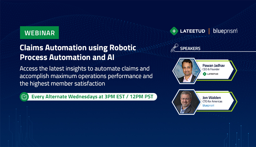 Claims Automation Using Robotic Process Automation and AI